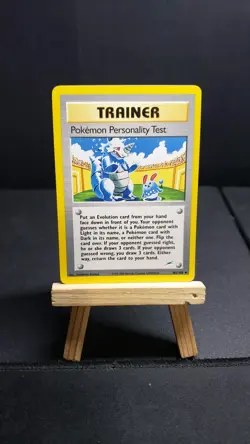 POKEMON PERSONALITY TEST 102/105 UNCOMMON NEO DESTINY POKEMON trainer Rare TCG - Image 1