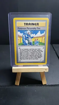 POKEMON PERSONALITY TEST 102/105 UNCOMMON NEO DESTINY POKEMON trainer Rare TCG - Image 3