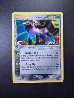 2005 Pokemon Mightyena EX Delta Species 24/113 Reverse Holo Stamped - Image 1