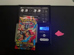 22.43g VERY HEAVY MEGA EVOLUTION Pokemon Sealed Booster Pack New SIR/HRU - Image 1
