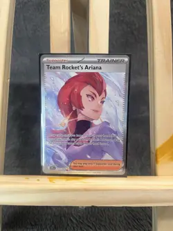 Pokemon Team Rocket’s Ariana 237/182 Full Art Trainer Secret Rare NM/M - Image 1