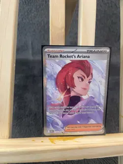 Pokemon Team Rocket’s Ariana 237/182 Full Art Trainer Secret Rare NM/M - Image 2
