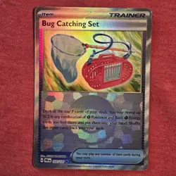 Pokemon Prismatic Evolutions: Bug Catching Set 102/131 Reverse Holo Poke Ball NM - Image 1