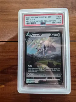 2022 Pokemon Arceus V Black Star Promo SWSH204 Figure Collection PSA 9 !! 🔥🔥 - Image 1