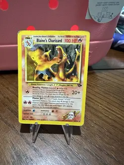 RARE, Pokemon- Blaine's Charizard 2/132 Gym Challenge Holo Rare. HP - Image 1