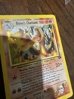 RARE, Pokemon- Blaine's Charizard 2/132 Gym Challenge Holo Rare. HP - Image 3