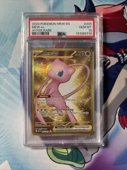 2023 POKEMON MEW EN-151 HYPER RARE #205 MEW EX PSA 10 - Image 2