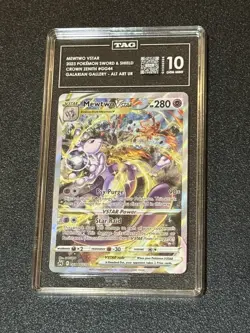 TAG 10 GEM MINT Mewtwo VSTAR GG44/GG70 Crown Zenith ALT ART 2023 SWSH 💎 - Image 2
