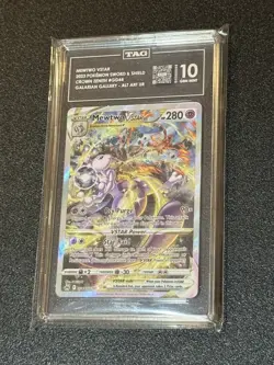 TAG 10 GEM MINT Mewtwo VSTAR GG44/GG70 Crown Zenith ALT ART 2023 SWSH 💎 - Image 4
