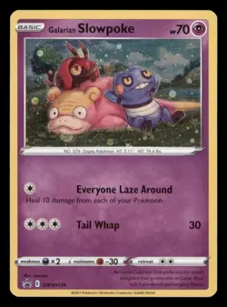 Galarian Slowpoke SWSH126 Holo Promo Sword & Shield Promo Pokemon TCG NM - Image 1