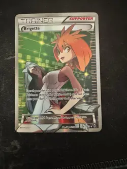 Pokemon Brigette Full Art Trainer 161/162 Breakthrough Holo Ultra Rare - Image 1