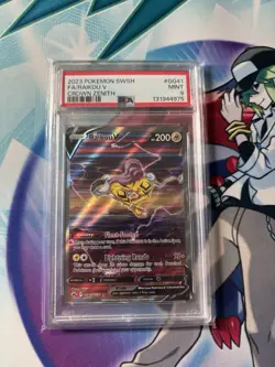 2023 POKEMON SWORD & SHIELD CROWN ZENITH #GG41 FULL ART/RAIKOU V PSA 9 - Image 1
