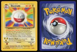 Electrode 21/102 Rare Base Set Unlimited Pokemon NM - Image 3