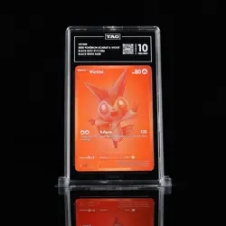 Victini 171/086 Reverse Holo Secret Rare Pokemon Black Bolt Tag 10 - Image 1