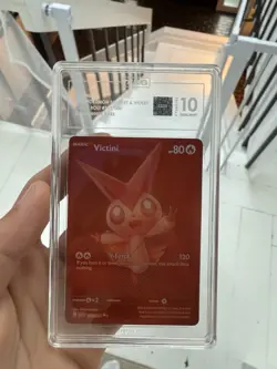 Victini 171/086 Reverse Holo Secret Rare Pokemon Black Bolt Tag 10 - Image 3