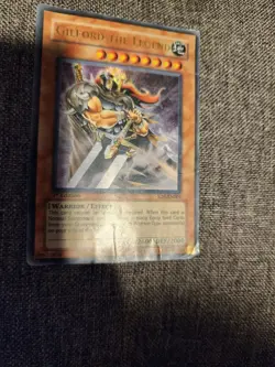 Damaged x1 Yugioh Gilford the Legend SD5-EN001 Ultra Rare 1st Edition - Image 2