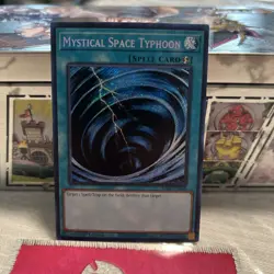 2X Mystical Space Typhoon RA02-EN048 25th Rarity Collection Secret Rare - Image 1