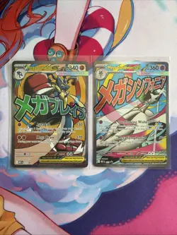 Mega Gardevoir Ex 032 And Mega Lucario Ex 033 Ascended Heroes Promo Card Pokemon - Image 1