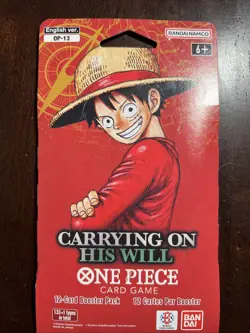 One Piece TCG - OP-13 Carrying On His Will - 1 Sleeved Booster Pack - New - Image 1