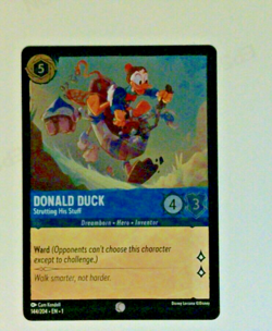 Disney Lorcana FOIL - Donald Duck - Strutting His Stuff #144/204 FOIL - Image 1