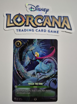 Disney Lorcana Winterspell Enchanted Freeze the Vine English Rare - Image 1