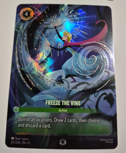 Disney Lorcana Winterspell Enchanted Freeze the Vine English Rare - Image 2