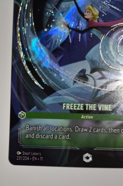 Disney Lorcana Winterspell Enchanted Freeze the Vine English Rare - Image 3