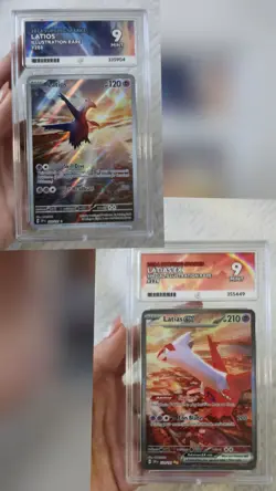 Latias EX 239/191 & Latios 203/191 Surging Sparks Pokemon Card ACE 9 - Image 1