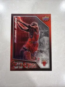 2009-10 Upper Deck - 3d Stars Kobe Bryant, Michael Jordan #3D-JB - Image 1