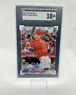 Shohei Ohtani RC - 2018 Topps Holiday Snowflake #HMW17 - SGC 10 - Image 1