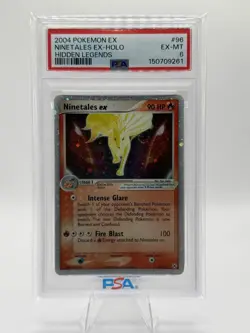 Pokemon Ninetales ex Ultra Rare Holo 96/101 Hidden Legends PSA 6 90 HP *SWIRL* - Image 1