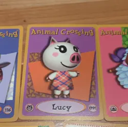 Nintendo Animal Crossing Series 2 e-Reader Trading Cards Aurora Lucy Chief - Image 4