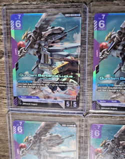 Gundam Barbatos Lupus LR x4 GD03-050 Steel Requiem Legend Rare - Lot of 4 cards - Image 2