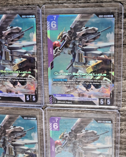 Gundam Barbatos Lupus LR x4 GD03-050 Steel Requiem Legend Rare - Lot of 4 cards - Image 3
