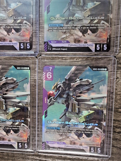 Gundam Barbatos Lupus LR x4 GD03-050 Steel Requiem Legend Rare - Lot of 4 cards - Image 4