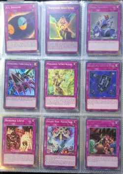 Yu-Gi-Oh Trading Card Binder Lot 44 CARDS - Image 1