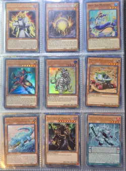 Yu-Gi-Oh Trading Card Binder Lot 44 CARDS - Image 2