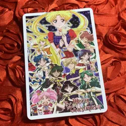 Sailor Moon SPECIAL WAIFU GIRL SERENA Holo Merry Christmas Anime Card - Image 4