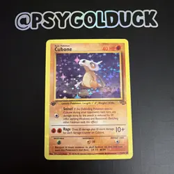 Cubone Holographic Pokemon Card See Description A18 - Image 1