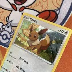 Eevee - Cosmos Holo - SWSH095 Battle Styles Black Star Promo Pokemon Card NM - Image 2