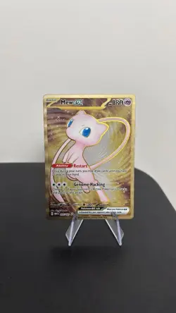 Pokemon TCG Mew EX Metal Gold NM 205/165 Scarlet & Violet 151 Promo Card - Image 1