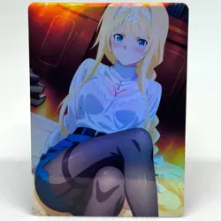 Sword Art Online Alice Zuberg Goddess Anime Waifu ACG Foil Card - Image 1