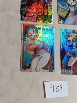 4 Dragon Ball Z Girls Waifu Doujin Sexy Anime Foil Cards - Image 5