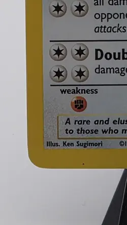 Pokemon Chansey Base Set Holo 1999 Trading Card 3/102 Ken Sugimori Original - Image 4