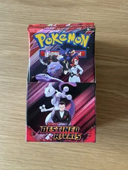 Pokemon S&V DESTINED RIVALS Half Booster Box (18 Packs) - no shrink wrap - Image 1