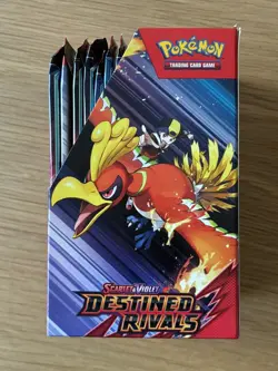 Pokemon S&V DESTINED RIVALS Half Booster Box (18 Packs) - no shrink wrap - Image 2