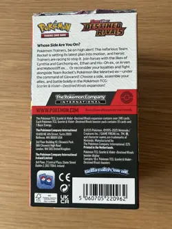 Pokemon S&V DESTINED RIVALS Half Booster Box (18 Packs) - no shrink wrap - Image 4