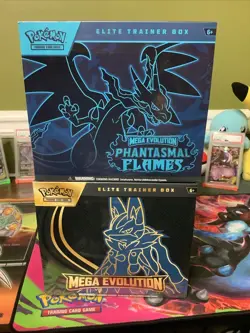 Pokemon TCG Elite Trainer Box Lot (2) Phantasmal Flames & Mega Evolutions Sealed - Image 5