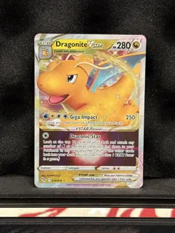 Dragonite VSTAR - 050/078 - Pokemon Go Sword & Shield Ultra Rare Card NM - Image 1