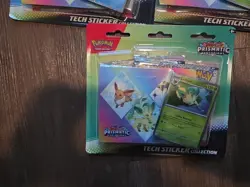 Pokemon TCG Prismatic Evolutions Tech Sticker Collection 3 Pack SEALED Lot Of 3 - Image 5